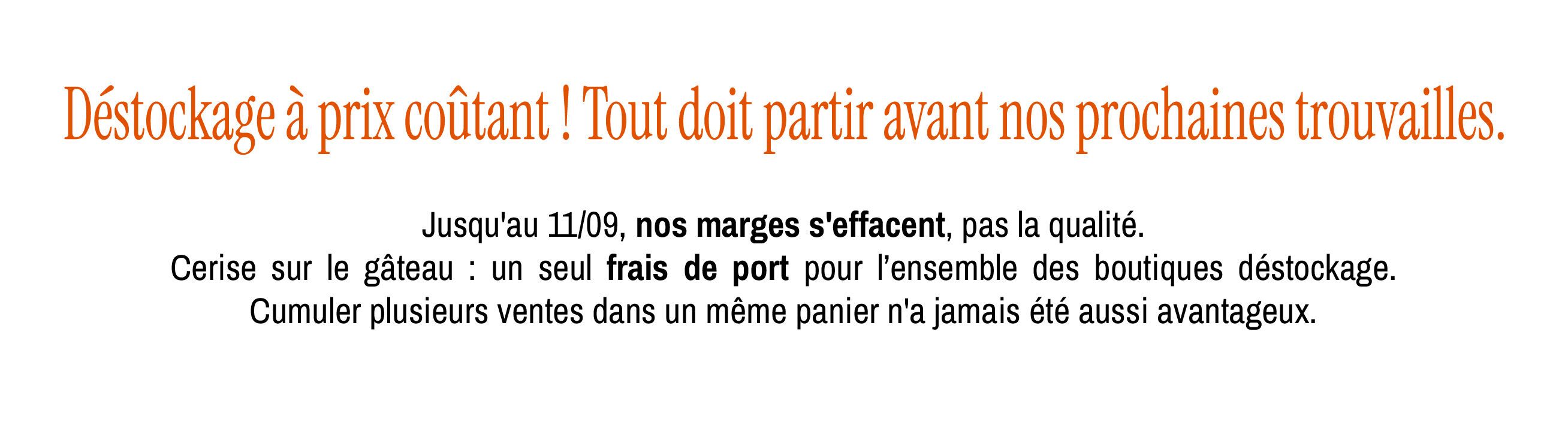 Outlet DÉSTOCKAGE