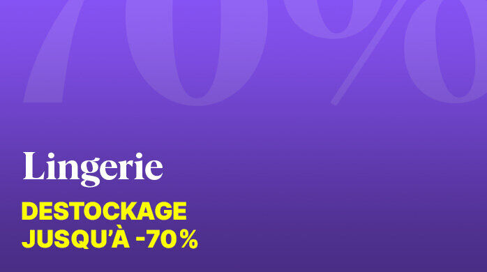 Vente Privée Destockage Lingerie & Underwear