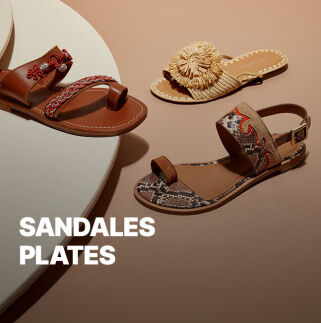 Outlet Sandales Plates
