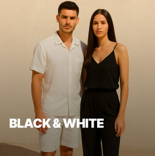 Outlet Black and white