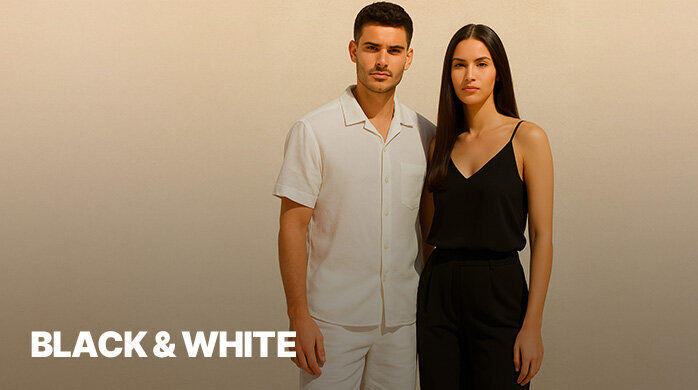 Vente Privée Black and white