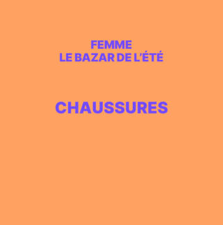 Outlet Bazar de l'été Chaussures Femme