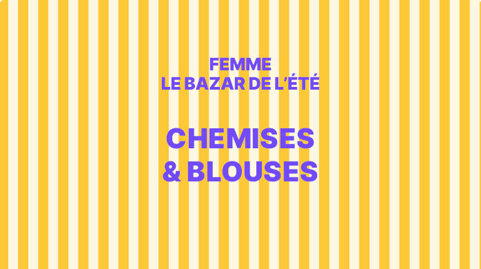 Vente Privée Bazar de l'été Chemises & Blouses Femme