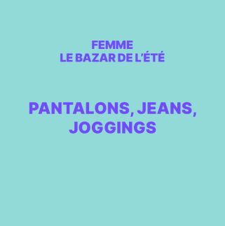 Outlet Bazar de l'été Pantalons Femme