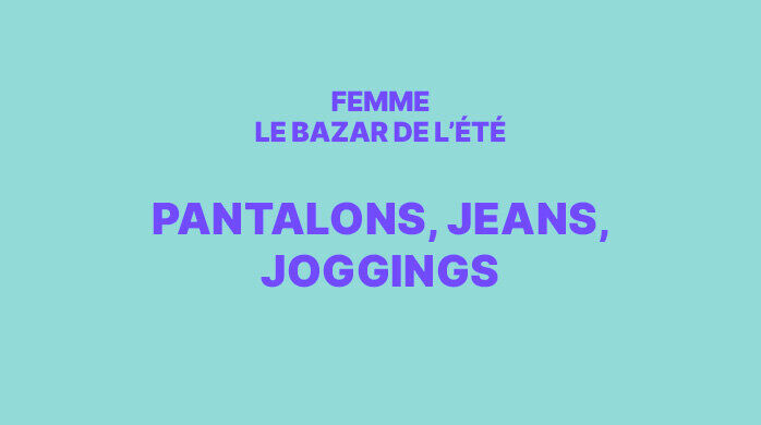 Vente Privée Bazar de l'été Pantalons Femme