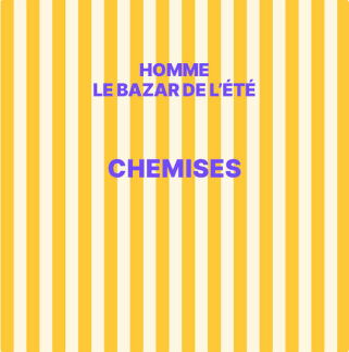 Outlet Bazar de l'été Chemises Homme