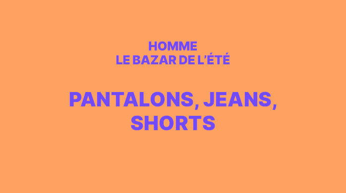 Vente Privée Bazar de l'été Pantalons Homme