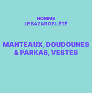 Outlet Bazar de l'été Manteaux & Vestes Homme