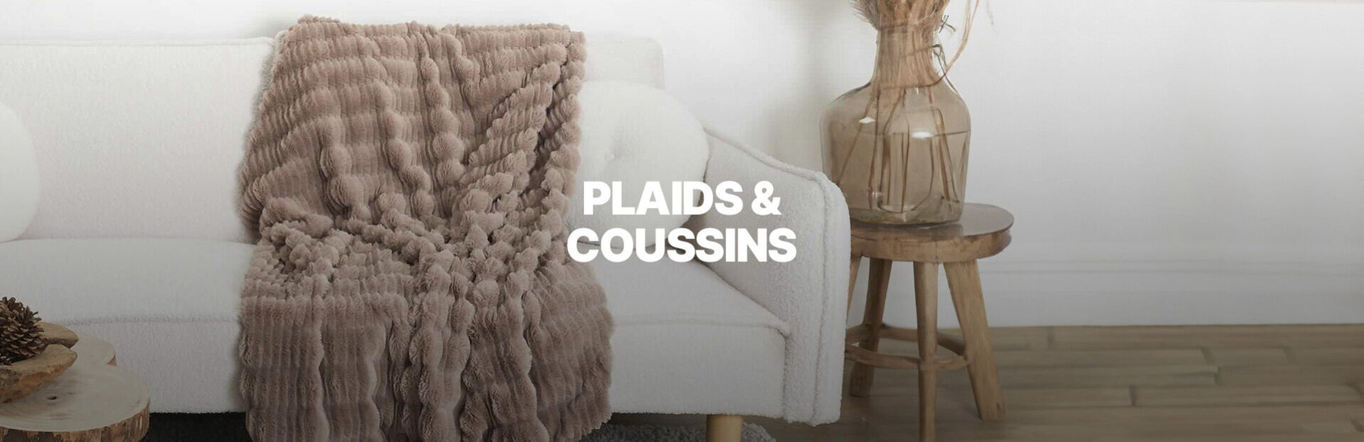 Vente Privée Plaids et coussins