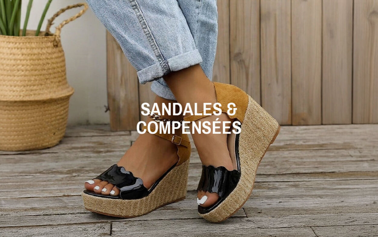 Outlet Sandali con zeppa