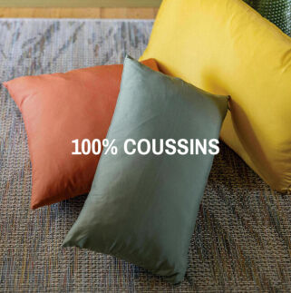 Outlet 100% coussins