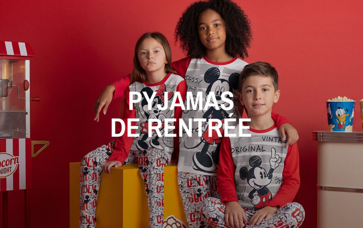 Vente Privée Pyjamas de rentrée