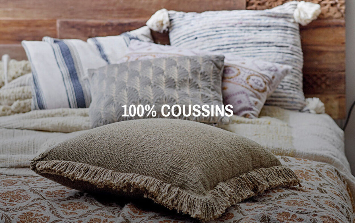 Vente Privée 100% coussins