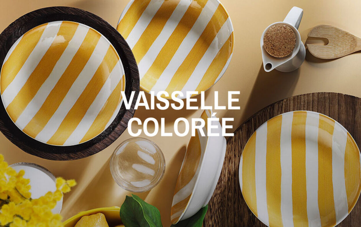 Vente Privée Vaisselle Colorée