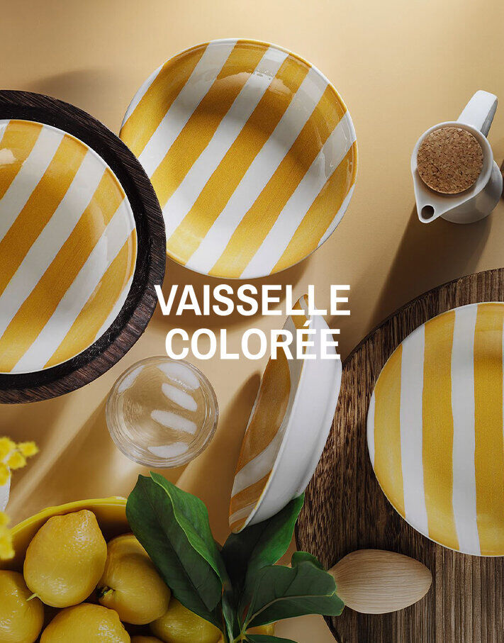 Vente Privée Vaisselle Colorée