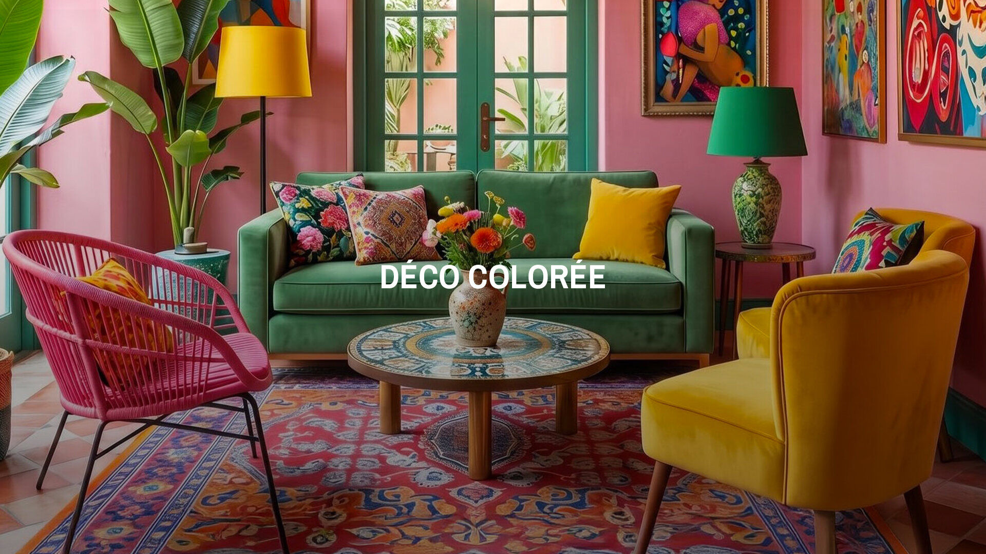 Vente Privée Déco colorée