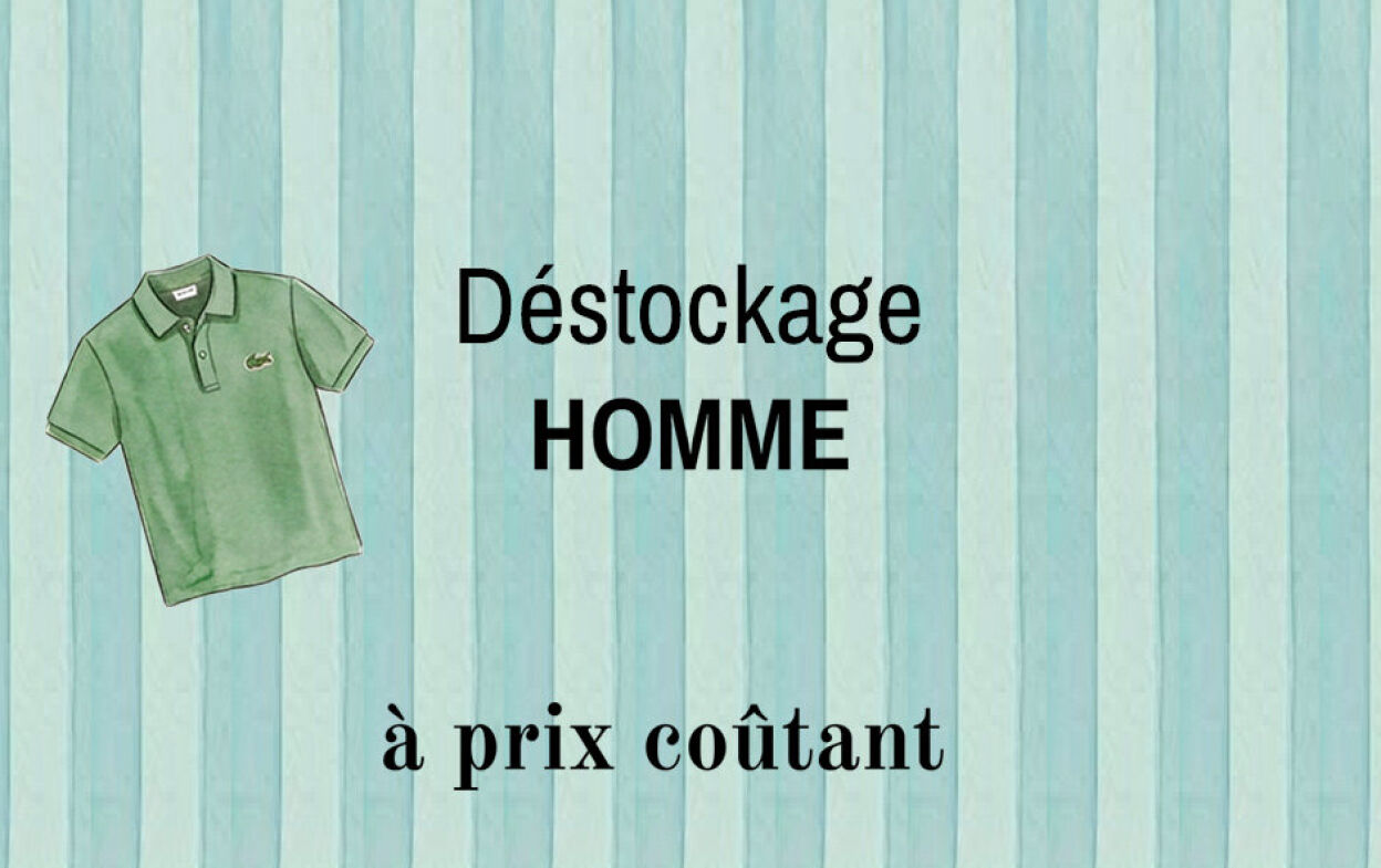 Vente Privée Déstockage Homme