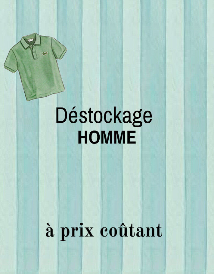 Vente Privée Déstockage Homme