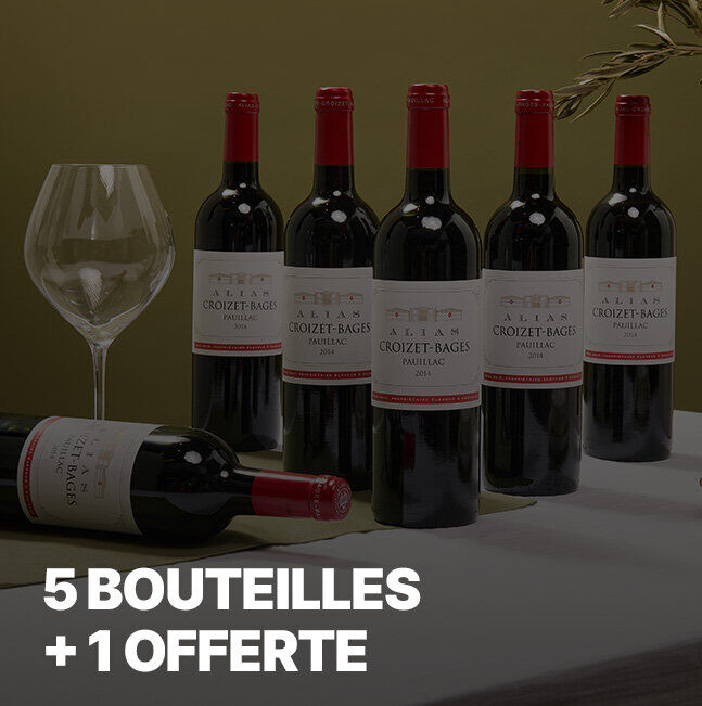 Vente Privée 5 bouteilles + 1 OFFERTE