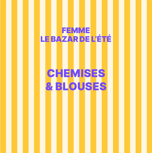 Vente Privée Bazar de l'été Chemises & Blouses Femme