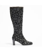 Bottes en Cuir Bota noires - Talon 6 cm