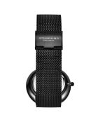 Montre Homme en Acier Quartz Multi-fonctions Monaco noire