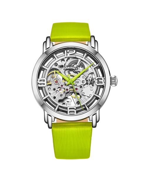 Montre Femme en Cuir Automatique Legacy verte