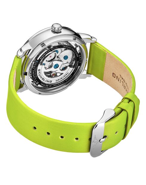 Montre Femme en Cuir Automatique Legacy verte