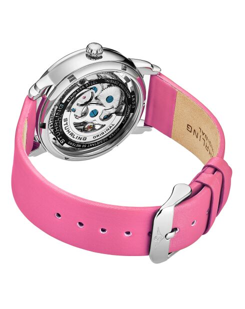 Montre Femme en Cuir Automatique Legacy rose