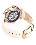 Montre Femme en Cuir Automatique Legacy blanche