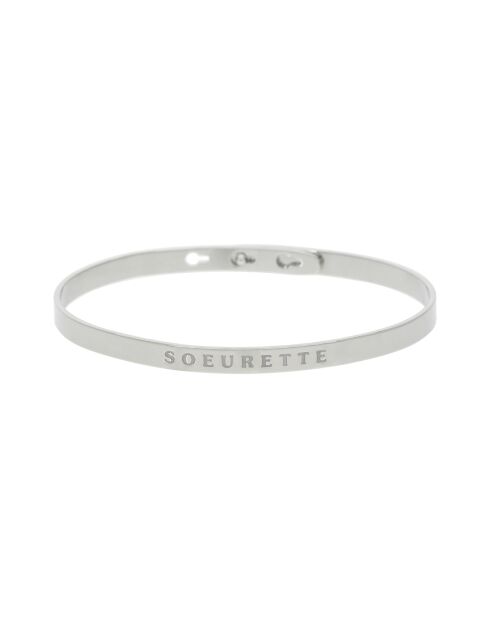 Soeurette silbernes Messingarmband
