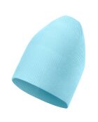 Bonnet en tricot bleu