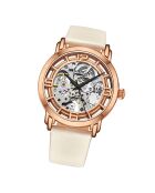 Montre Femme en Cuir Automatique Legacy blanche