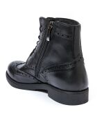 Boots en Cuir Daniella noires