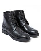 Boots en Cuir Daniella noires