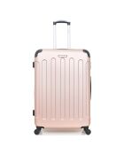 Madrid Long Stay koffer met 4 wielen en enkele wielen 75 cm roségoud