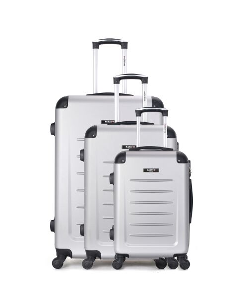 3 Opera Allradkoffer 55/65/75 cm grau