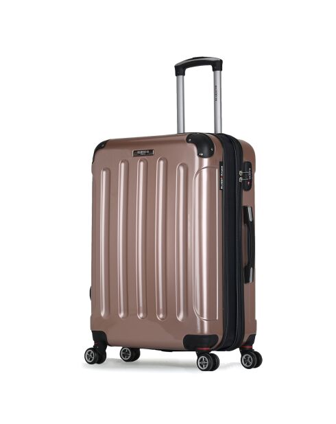 Tunis Langstreckenkoffer mit 8 Rollen 72 cm roségold