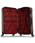 Tunis Mittelgroßer Reisekoffer mit 8 Rollen 65 cm roségold