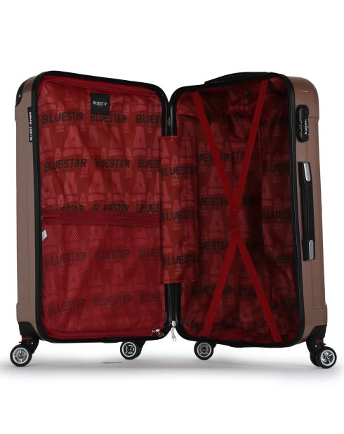 Tunis Mittelgroßer Reisekoffer mit 8 Rollen 65 cm roségold