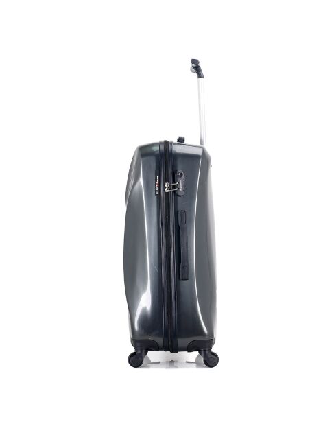 Valise Moyen Séjour 4 roues Dallas 65 cm gris foncé