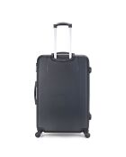 Maleta Opera de 75 cm negra con 4 ruedas y una sola rueda para estancias largas