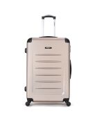 Mittelgroßer Reisekoffer Opera mit 4 Einzelrollen, 65 cm, beige