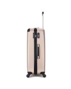 Mittelgroßer Reisekoffer Opera mit 4 Einzelrollen, 65 cm, beige