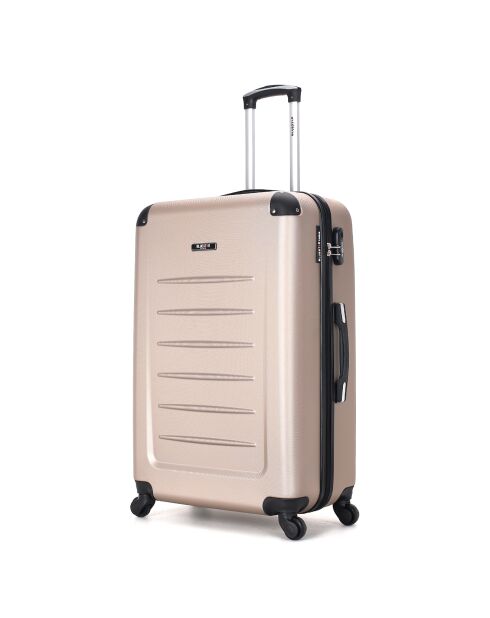 Opera Cabin Koffer 4 enkele wielen 55 cm beige