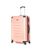 Valise Long Séjour 4 roues simples Opéra 75 cm rose doré