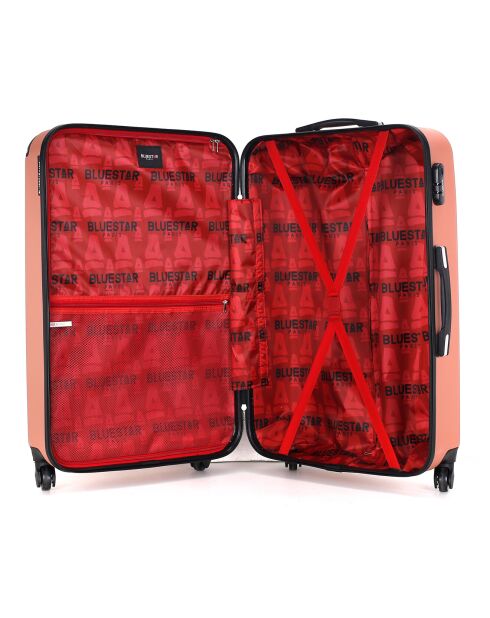 Mittelgroßer Reisekoffer Opera mit 4 Einzelrollen, 65 cm, roségold