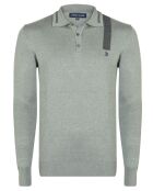 Pull polo gris