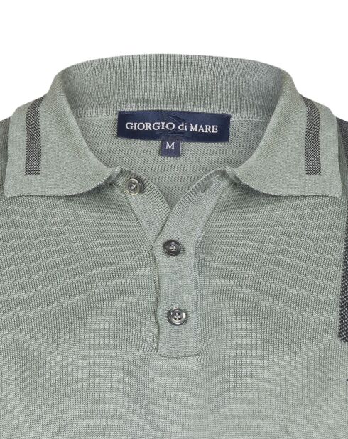 Pull polo gris