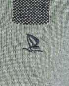 Pull polo gris